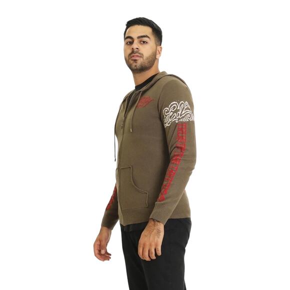 NWT! Ed Hardy Love Kills Slowly Lambswool/Alpaca Blend Sweater - XL (Unisex) - Picture 3 of 9